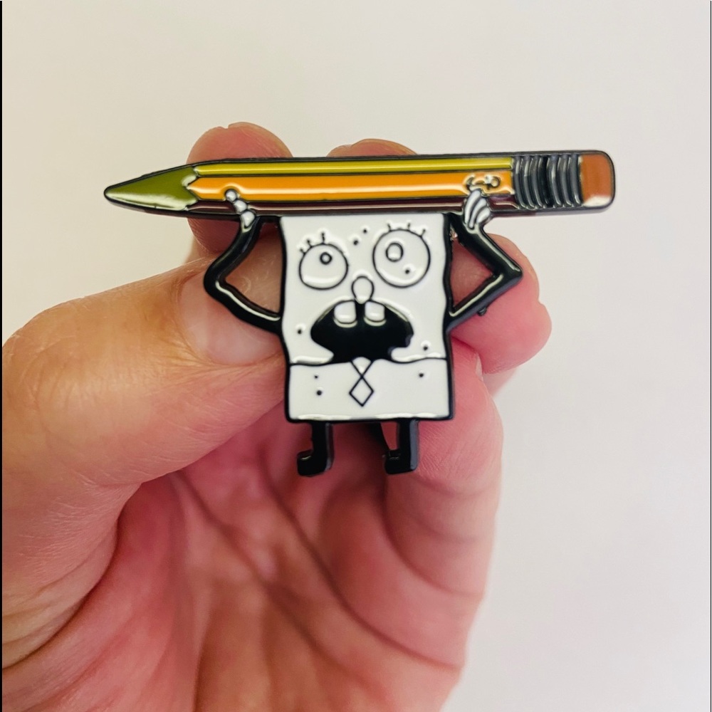 Spongebob Squarepants Doodle pin NEW